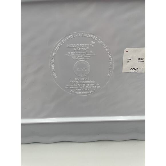 Sanrio HELLO KITTY Melamine Serving Tray Platter NEW Large 18" - Picture 6 of 7